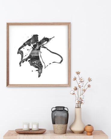 Shiroki-artprint firefly-minimal interior